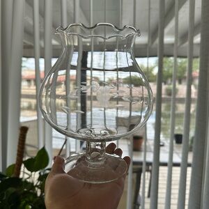 Elegant Clear Glass Vase